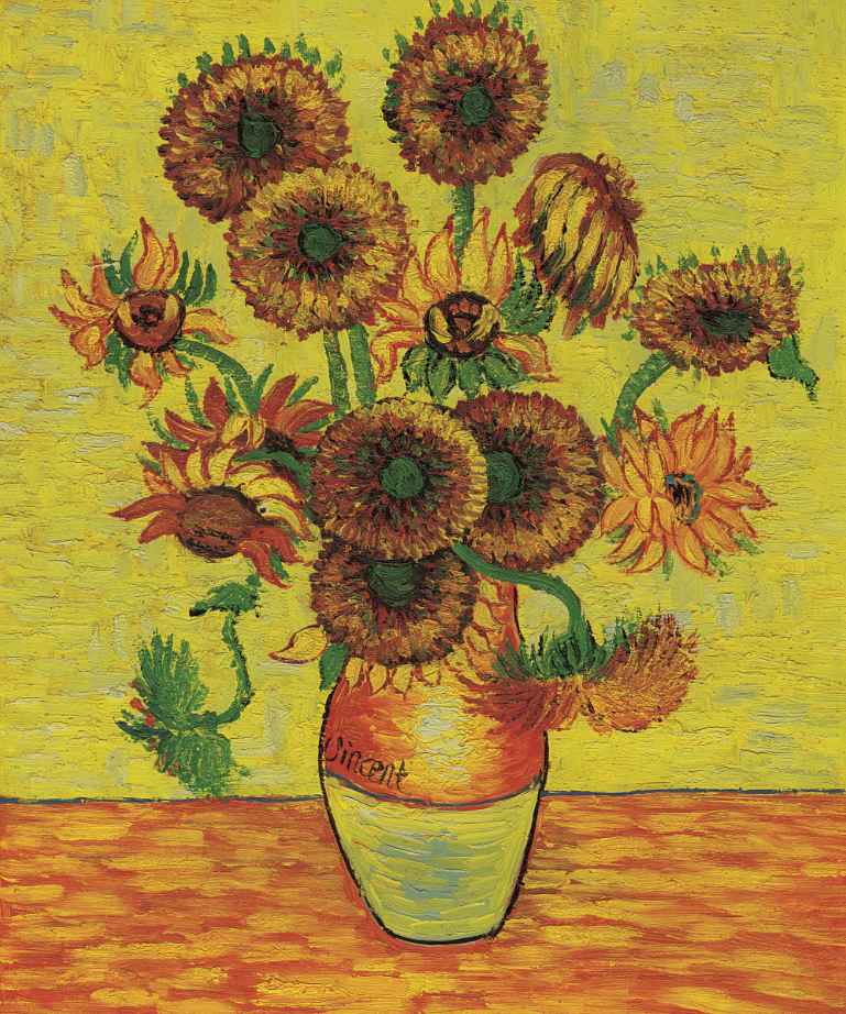 梵高向日葵作品 高清原图