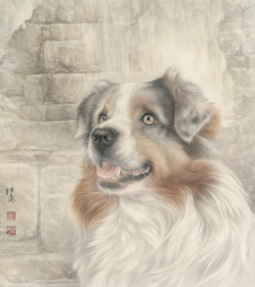 刘继彪 单小狗 名画下载 第1张