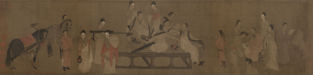 北齐 杨子华 北齐校书图(宋摹本残卷画芯) 第1张 北齐 杨子华 北齐校书图(宋摹本残卷画芯) 第1张