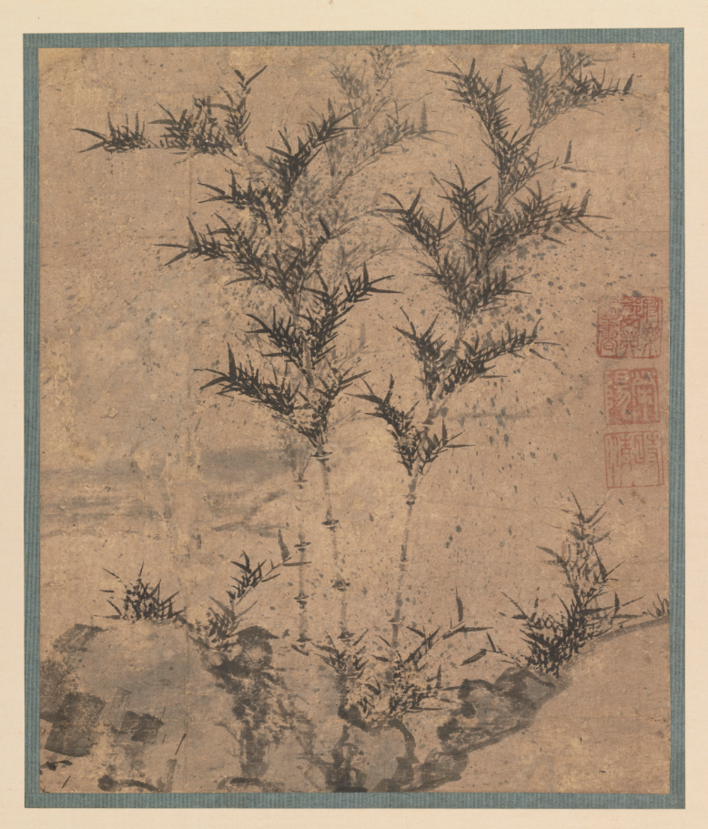 唐 荣阳 竹图无损画质原图下载 第1张