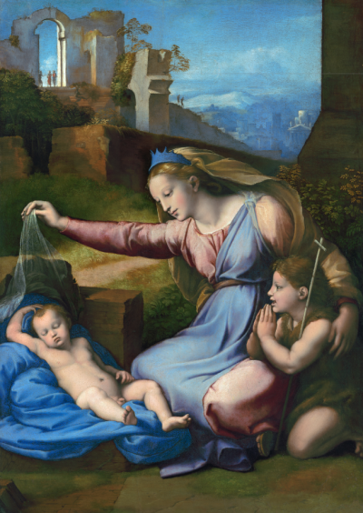 拉斐尔《蓝色王冠圣母》超高清无损画质