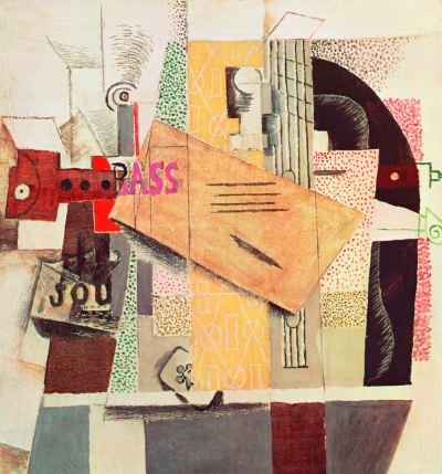 毕加索《小提琴与吉他》无损画质原图下载