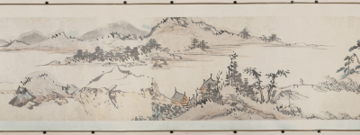 明 陈淳 山水图卷纸本