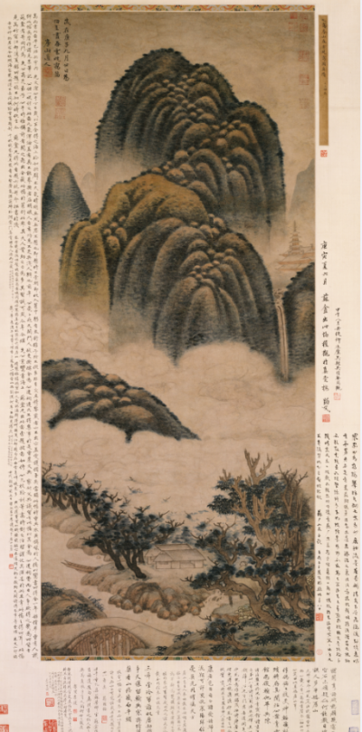 元 高克恭 春云晓霭图轴高清原图下载