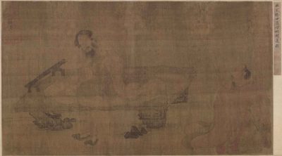 北宋杨世昌《崆峒问道图》黄帝问道典故名画