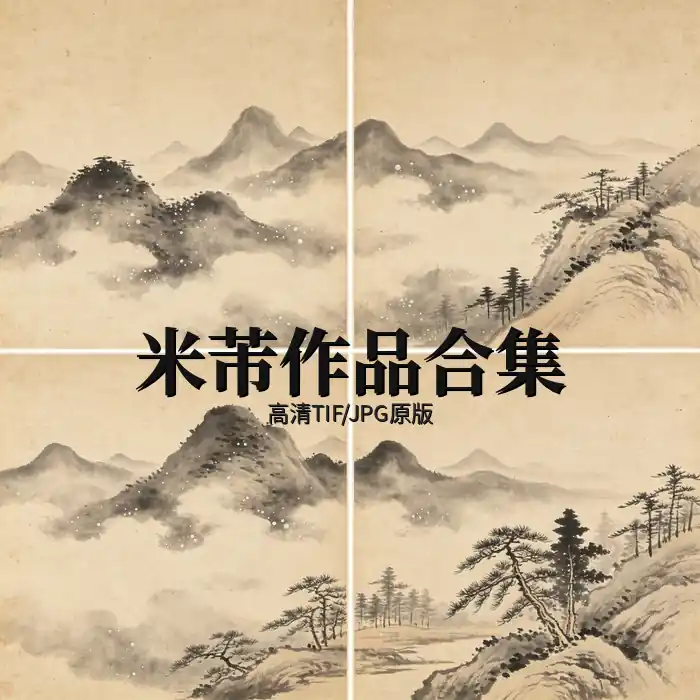 米芾名画全集 米元章米南宫作品高清原图