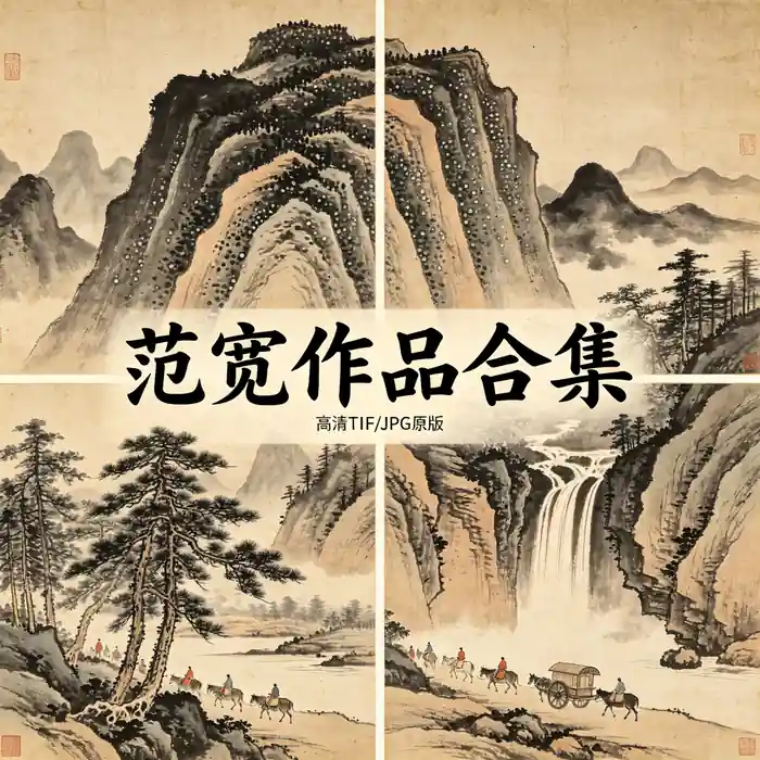 范宽名画全集 范中正作品高清