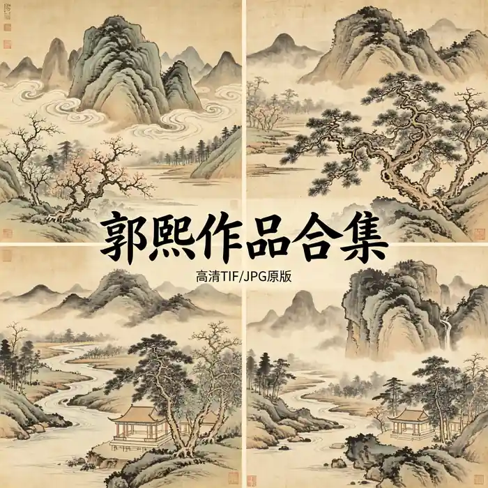 郭熙名画全集 郭淳夫作品高清